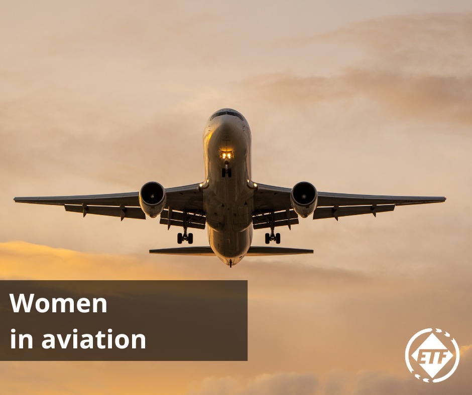 Dokument przygotowany i opublikowany przez ETF pt. „Kobiety w lotnictwie/ Women in aviation”