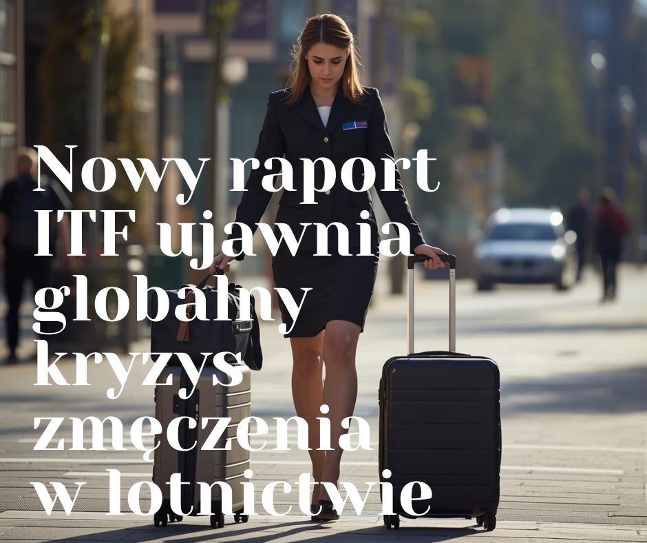 Nowy raport ITF ujawnia chroniczne zmęczenie w lotnictwie cywilnym